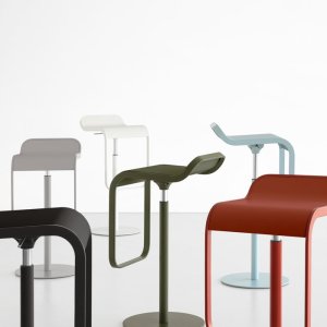 LEM S79 stool adjustable from 55 to 67 cm