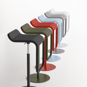 LEM stools on a terrace after the rain