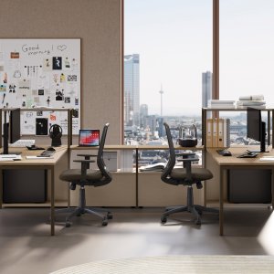 Growing office floor furnished with Sigma workstations