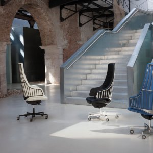 Executive cabin furnished with Italia seating