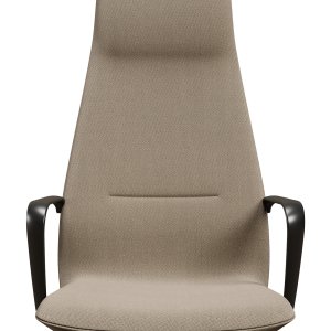 Dark green base finish on the Synua chair