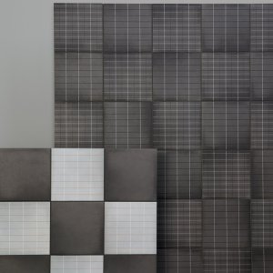 Aurore Light Grey porcelain floor laid with 2 mm joints