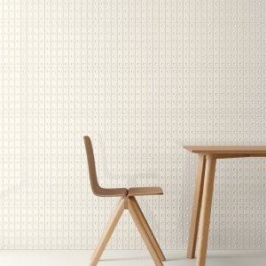 Punto Up Matt Red, matt red listel with raised dot