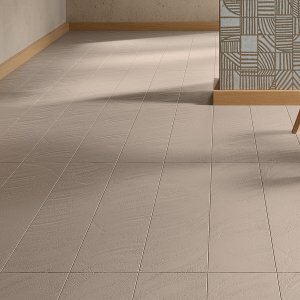 Shower wall in Otto by Mutina Latte