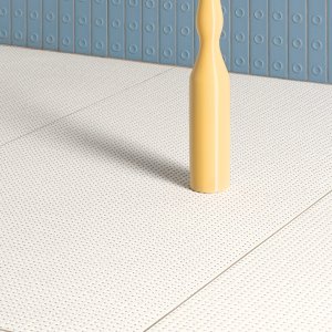 Detail of raised silkscreened dots on Pico Up Natural
