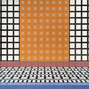 Spring Pink tile from the Mattonelle Margherita range by Mutina
