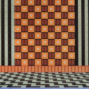 Line tile from the Mattonelle Margherita range by Mutina