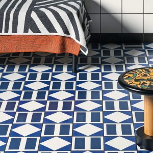 Black Terracotta pattern in vitrified glazed porcelain, Mattonelle Margherita