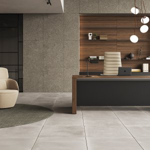 Modern office tables: Ono meeting table and desk by Frezza in one finish