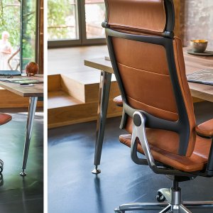 Open Up reclined to 45 degrees during a long working day