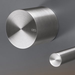 The Opus wall-mounted progressive mixer above the basin