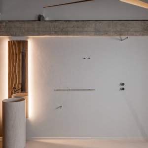 The Opus collection displayed at the CEA showroom in Ghent