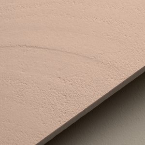 Otto by Mutina Cipria laid staggered on a feature wall