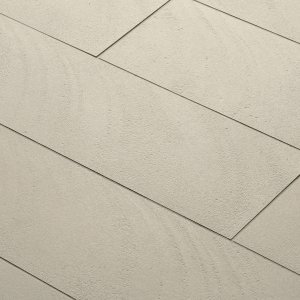 Otto by Mutina porcelain planks laid straight down a long corridor