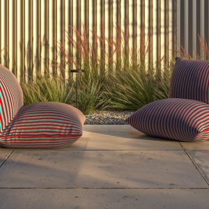 EcoSafe recycled polypropylene covering on the Brezza collection
