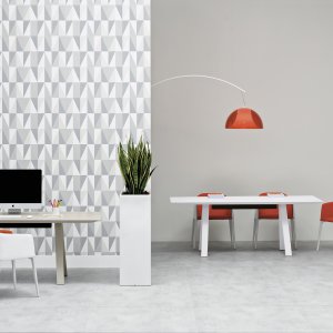 High table Arki-Table ARKW107 at 107 cm beside a pantry
