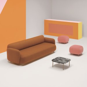 Buddyhub Box by Pedrali, four-seater