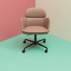 Conference room chairs Ester by Pedrali around a meeting table