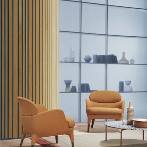 Ester 690 in three-quarter view with its fabric cover