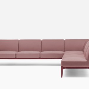 Social Plus by Pedrali, the 770 mm deep line, in a corporate lounge