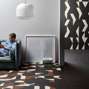 Puzzle tiles on a shaded verandah
