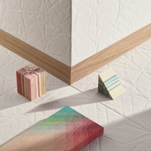Folded 60x60 porcelain floor