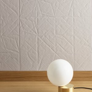 Folded installation with a two millimetre joint