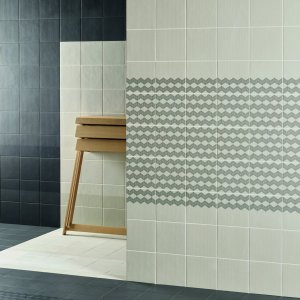 Tape collection Mesh Green graphic in glazed stoneware