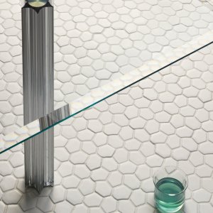 Seed hexagonal element of Botanica up close