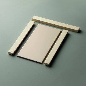 Corridor with half-height Motivo cladding and Terminale cap