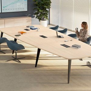 Pigreco meeting table seating fourteen in an Indian office