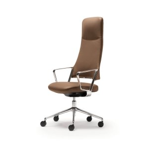 Polished aluminium version of the Aventador chair