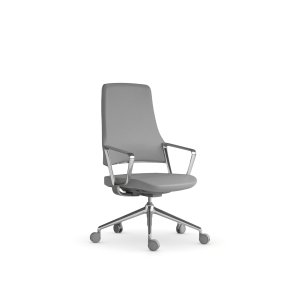 Die-cast aluminium armrests of the Aventador chair