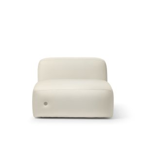 One Hundred composition with ottomans in the centre of a corporate lounge