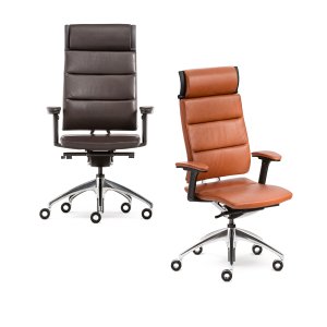 Executive chair Sedus Open Up with high backrest and headrest
