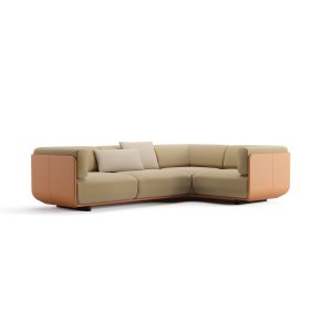Decorative cushions in two sizes on a Shaal sofa