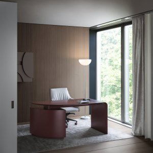 Openable box with sockets inside the sideboard cabinet