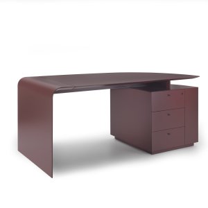 Composition with desk, sideboard and storage