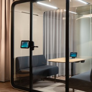 Framery Four as the meeting room of an open office