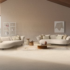 Armless version of the Nuvola lounge sofa
