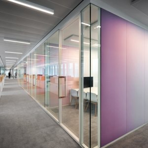 Technological 80 mm profile of the W80 partition wall