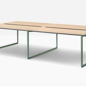 Toa conference table 610 cm long with two-piece top