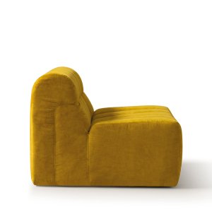Close-up of the rounded vertical sections on a Tokyo backrest