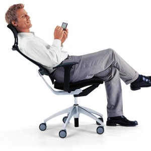 Open Up reclined to 45 degrees during a long working day