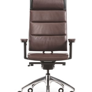 Headrest of the Sedus Open Up adjusted for the reclined position