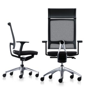 Executive chair Sedus Open Up with high backrest and headrest