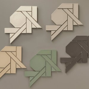 Detail of 4 mm joints in the woven geometry