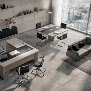 Sector-built X10 boardroom table by Quadrifoglio