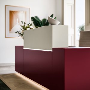 Anodised aluminium plinth of the Quadrifoglio Z1
