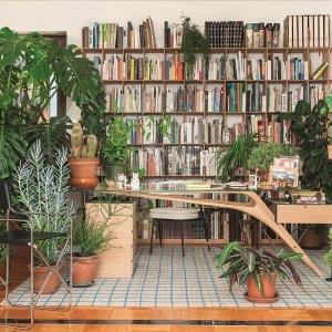 Cavour CM splayed timber frame of the Carlo Mollino desk